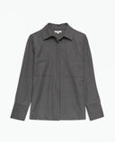 YERSE Gray Shirt With Square Pockets