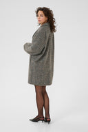 KAFFE Kavivian Γυναικείο Καρό Παλτό