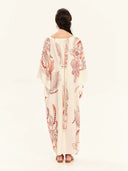 KOURBELA Oriental Blossoms Κιμονό Φόρεμα