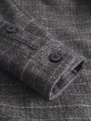 GABBA Flap Tishi Brown Check Shirt