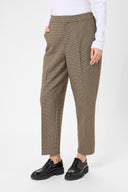 KAFFE Kaelyah Checked Straight Pants