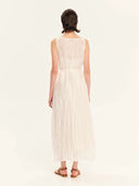 KOURBELA Soft Shadows White Maxi Φόρεμα