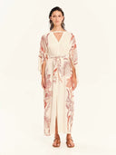 KOURBELA Oriental Blossoms Κιμονό Φόρεμα