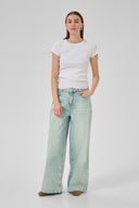 MY ESSENTIAL WARDROBE Jessie Wide Leg Low Crotch Jeans
