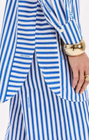 LANCA Striped Μπλε Πουκάμισο