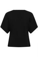 KAFFE Rachel Leather Jacket Brown