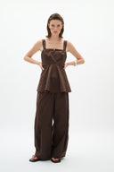 InWear Raven Καφέ Παντελόνι Ποπλίνα