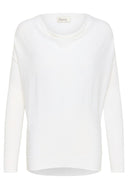 MY ESSENTIAL WARDROBE Polly White Knitted Blouse