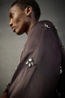 LIVIANA CONTI Junko Maxi Dress With Handmade Embroidery