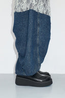 MIISTA Mego Black Leather Mules