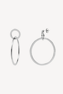 MONCOLLIER Ασημένια Pole Σκουλαρίκια