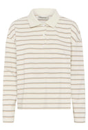 MY ESSENTIAL WARDROBE Anna Ριγέ Πόλο Μακρυμάνικη Μπλούζα