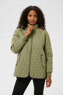 KAFFE Kaleila Quilt Dusky Green Jacket