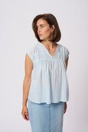 KAFFE Kathua Nantucket Breeze Sleeveless Top