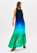 LANCA Ντεγκραντέ Μπλε & Πράσινο Φόρεμα