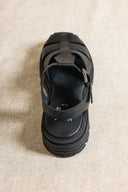 KMB Cala Fisherman Μαύρα Σανδάλια