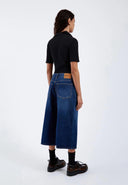 DR. DENIM Dace Women's Cropped Wide Leg Jeans Haze Dark Shade