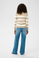 KAFFE Rachel Leather Jacket Brown