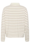 MY ESSENTIAL WARDROBE Anna Ριγέ Πόλο Μακρυμάνικη Μπλούζα