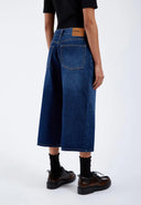 DR. DENIM Dace Women's Cropped Wide Leg Jeans Haze Dark Shade