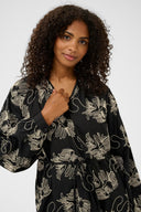 KAFFE Rachel Leather Jacket Brown