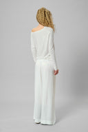 MY ESSENTIAL WARDROBE Polly White Knitted Blouse