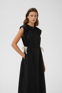 InWear Ellin Μαύρο Ποπλίνα Φόρεμα