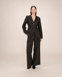 GRACE & MILA Shain Striped Wool Blazer Tailoring