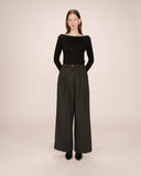 GRACE & MILA Senna Striped Woolen Pants Tailoring
