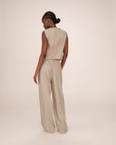 GRACE & MILA Sister Striped Tailoring Vest