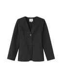 GRACE & MILA Shain Striped Wool Blazer Tailoring