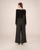 GRACE & MILA Senna Striped Woolen Pants Tailoring