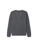 GRACE & MILA Sabba Wool V-Neck Sweater Anthracite