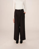 GRACE & MILA Strokes Tailored Pants Noir