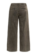 MY ESSENTIAL WARDROBE Tessa Wide Leg Mid Rise Jeans