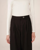 GRACE & MILA Strokes Tailored Παντελόνι Noir