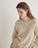 YERSE Ecru Wool Blend Sweater