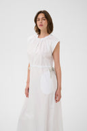 InWear Ellin Ποπλίνα Φόρεμα Λευκό