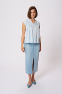 KAFFE Kathua Nantucket Breeze Sleeveless Top