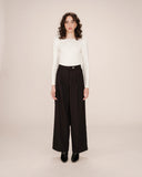 GRACE & MILA Strokes Tailored Παντελόνι Noir