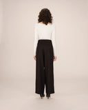 GRACE & MILA Strokes Tailored Παντελόνι Noir