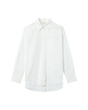 GRACE & MILA Sira Oversized Cotton Shirt Ivoire