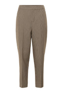 KAFFE Kaelyah Checked Straight Pants