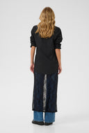 KAFFE Kavivian Sheer Lace Midi Skirt