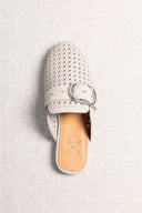 KMB Ramona Beige Leather Mules