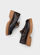 KMB Sailor Δερμάτινα Loafers Καφέ
