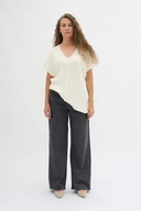 MY ESSENTIAL WARDROBE Tusa High Wide Black Jeans