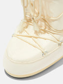 MOON BOOT Icon Cream Nylon High Boots
