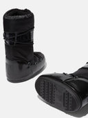 MOON BOOT Icon Glance Black Satin Boots