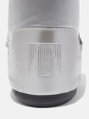 MOON BOOT Icon Glance Silver Satin High Boots